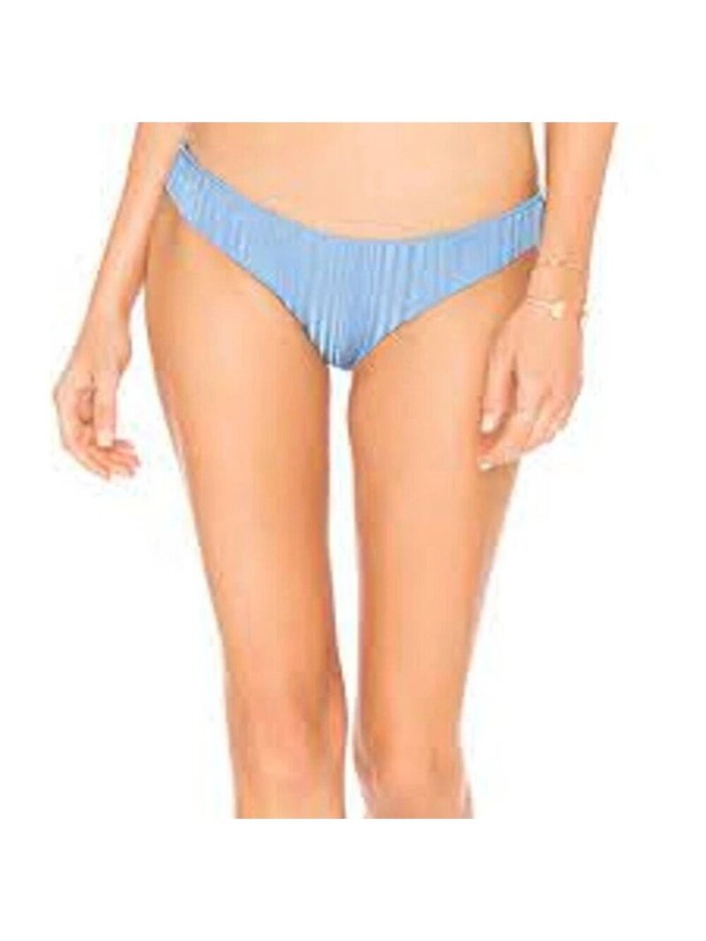 NWT Tavik Ali Mini Slinky Rib Swim Bottom in Sea Blue - Size: Medium